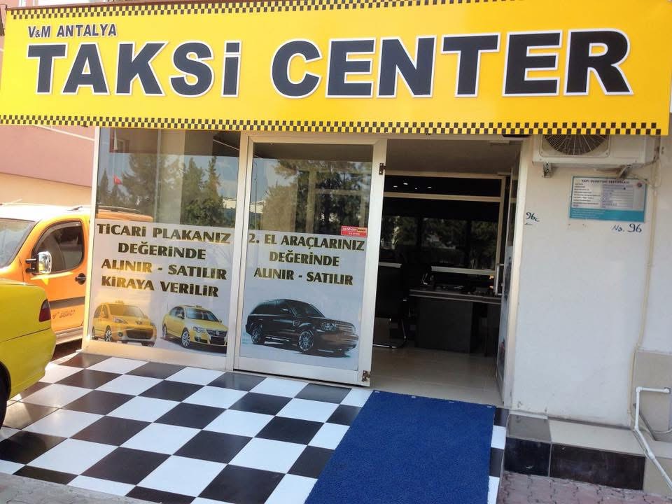 Antalya Taksi Center mağaza girişi